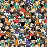 Quilting Cotton Harry Potter Kawaii Stack Toss