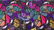 Quilting Cotton Multi Butterfly Wings Novelty Fabric Hoffman