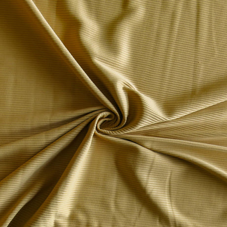 Mustard Ribbed Nylon Spandex Swim Knit