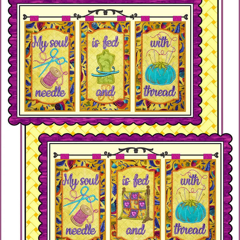 Machine Embroidery Table Top Display Pattern