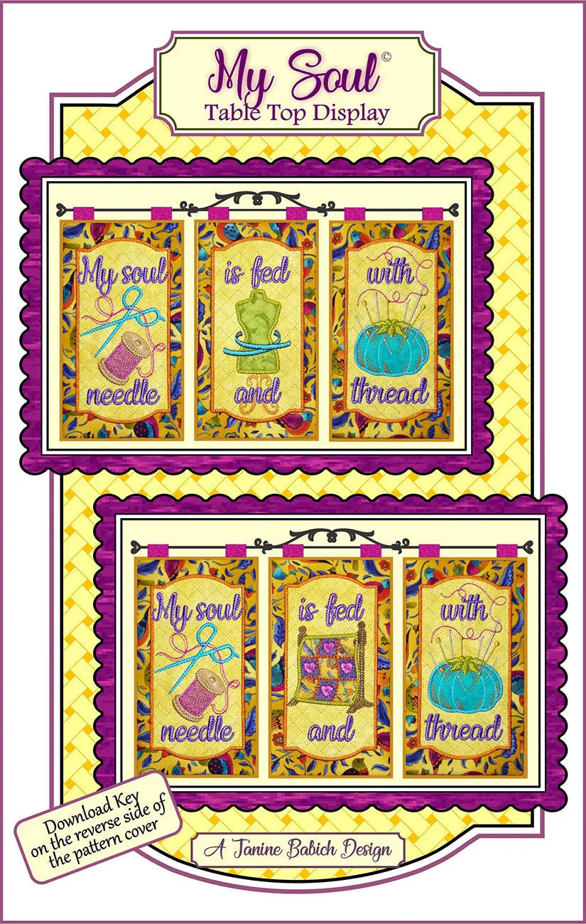 Machine Embroidery Table Top Display Pattern