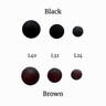 Leather Buttons Genuine Leather Fabric - Black, Brown, Ligne 24, Ligne 32, Ligne 40
