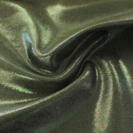Mystique Foiled Spandex Nylon Spandex Fabric - Foiled Print, 54" Width (1 Yard)