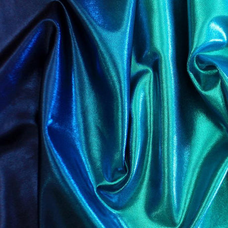 Ombre Mystique Nylon Spandex Fabric - Foiled Ombre, 54" Width (1 Yard)