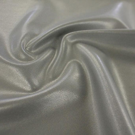 Mystique Pearl Foiled Spandex Fabric - Platinum/Silver, 54" Width (1 Yard)