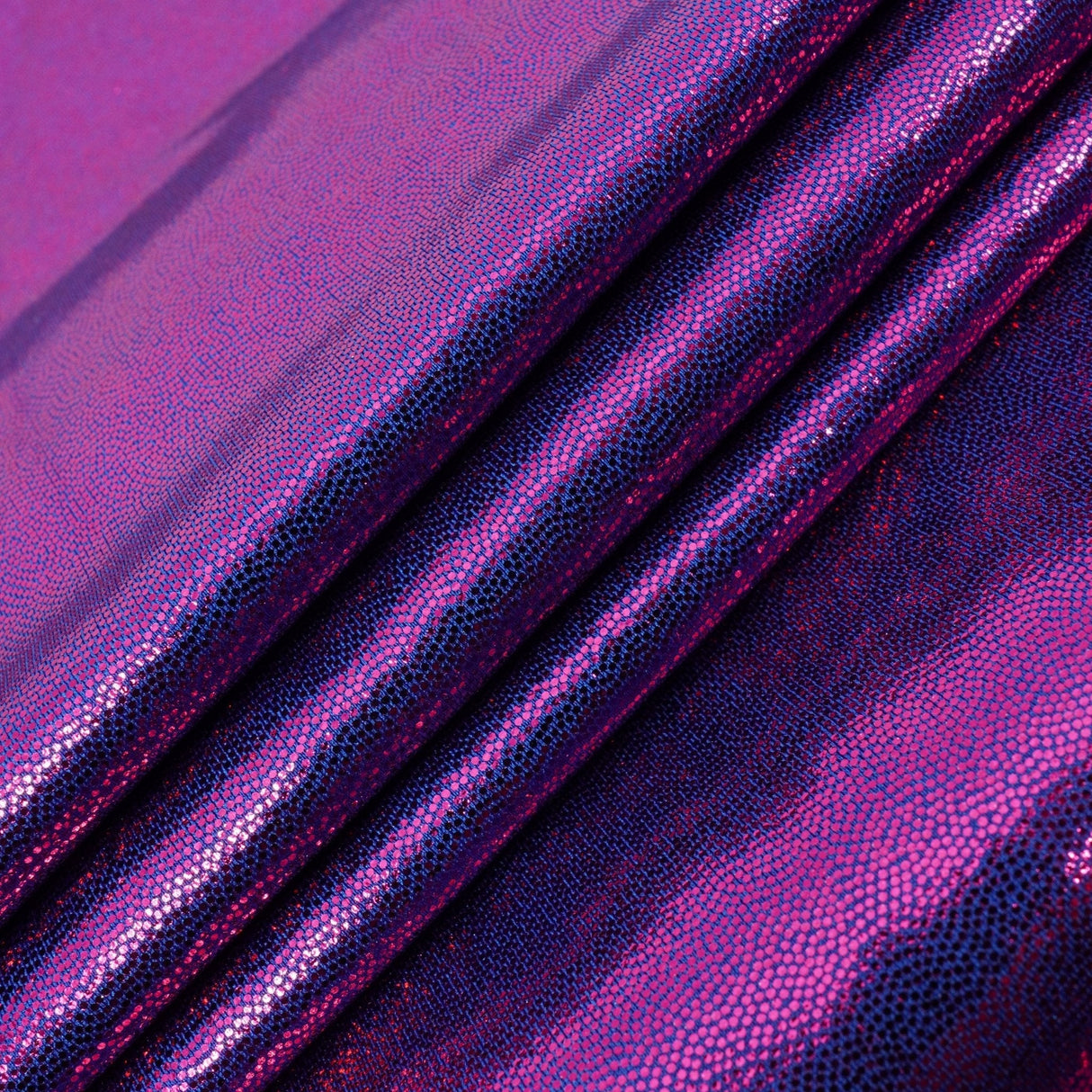Mystique Foiled Spandex Nylon Spandex Fabric - All-Over Foil Print, 54" Width, 4-Way Stretch (1 Yard)