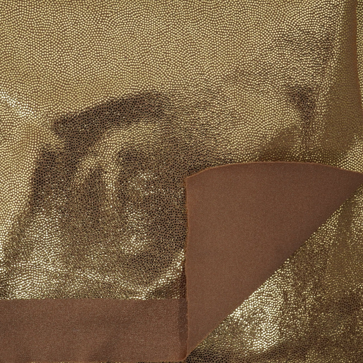 Mystique Foiled Spandex Nylon Spandex Fabric - All-Over Foil Print, 54" Width, 4-Way Stretch (1 Yard)