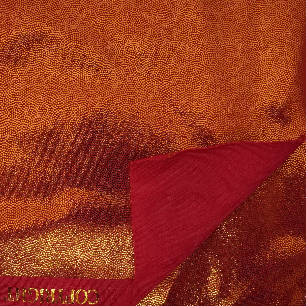 Mystique Foiled Spandex Nylon Spandex Fabric - All-Over Foil Print, 54" Width, 4-Way Stretch (1 Yard)