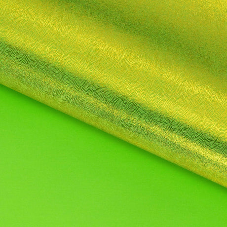 Mystique Foiled Spandex Nylon Spandex Fabric - All-Over Foil Print, 54" Width (1 Yard)