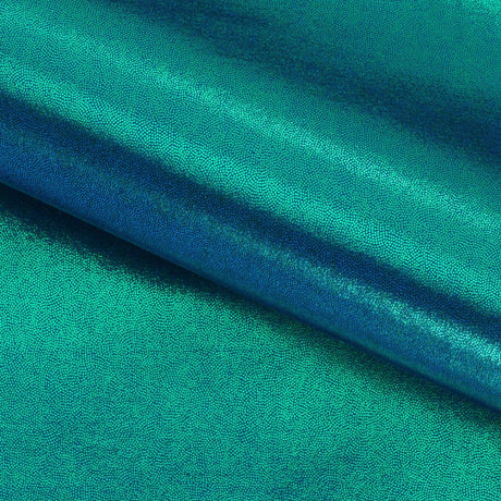 Mystique Foiled Spandex Nylon Spandex Fabric - All-Over Foil Print, 54" Width (1 Yard)