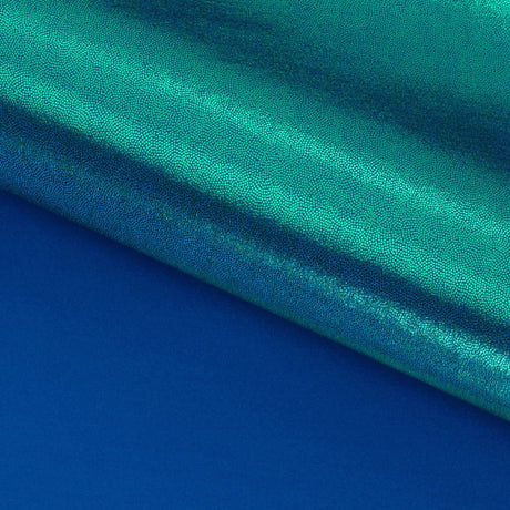 Mystique Foiled Spandex Nylon Spandex Fabric - All-Over Foil Print, 54" Width (1 Yard)