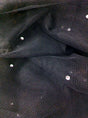 Polyester Mesh Fabric - Silver Diamond Studs, 42" Width