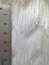 Fine Fringe Zig Zag Pattern Polyester Spandex Mesh Fabric - White, Black, Red, Blush, 52" To 54" Width