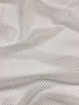 Polyester Mesh Fabric - White See Through Plain Mesh, 64" Width