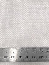 Polyester Mesh Fabric - White See Through Plain Mesh, 64" Width