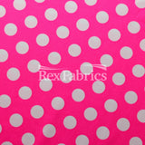E-Z Dots Matte Nylon Spandex Fabric - Multicolor Polka Dots, 58/60" Width (1 Yard)