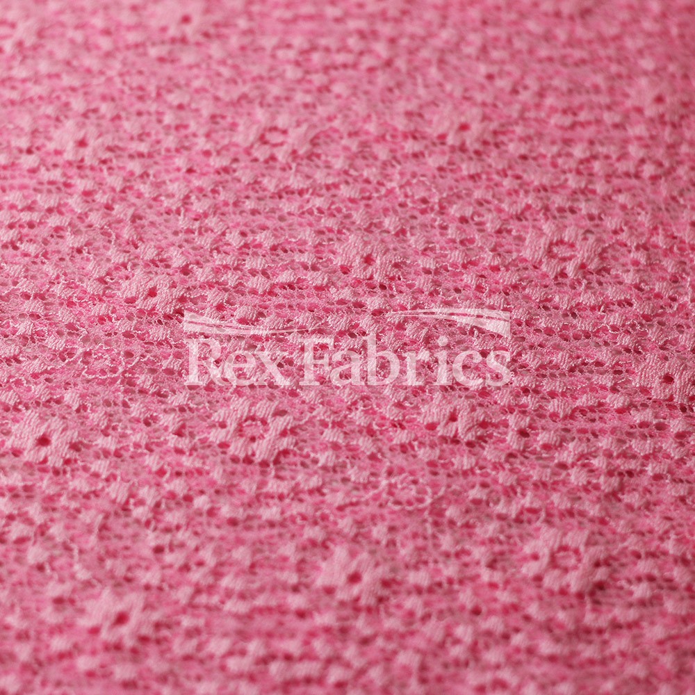 Sassy Stretch Lace Nylon Spandex Fabric - Multiple Colors, Floral Lace, 58/60" Width (1 Yard)