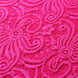 Cyclone Stretch Lace Nylon Spandex Fabric - Multiple Colors, Floral Lace, 58/60" Width (1 Yard)