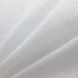 Nash Polyester Sheer Fabric - Solid Metallic Sheer, 110" Width (1 Yard)