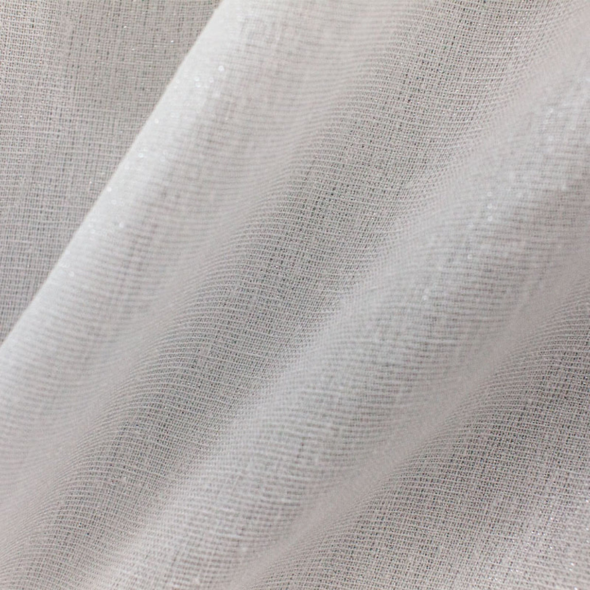 Nash Polyester Sheer Fabric - Solid Metallic Sheer, 110" Width (1 Yard)