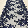 Sequin Lace Luxurious Fabric with Embroideries on Mesh by the Yard – Dresses, Gowns & Special Occasions 20" Width