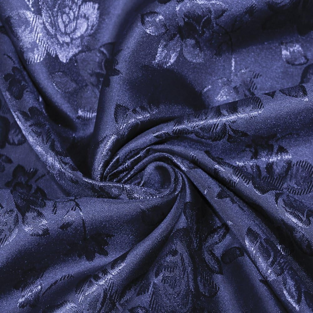 Floral Jacquard Satin Fabric - Floral Woven Brocade, 60" Width