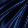 Navy Poly Satin Fabric,
