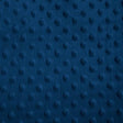 Navy Blue Minky Dimple Dot Fabric,