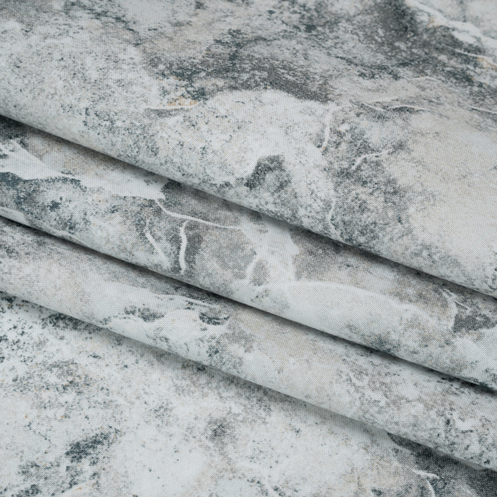 Stonehenge Quilting Cotton by Northcott - Graphite Light Quartz Abstract - Gradations II Collection