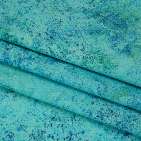 Stonehenge Quilting Cotton by Northcott - Peacock Slate Abstract - Gradations II Collection