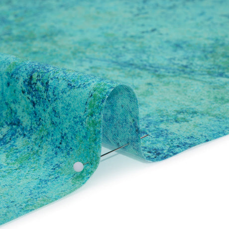 Stonehenge Quilting Cotton by Northcott - Peacock Slate Abstract - Gradations II Collection