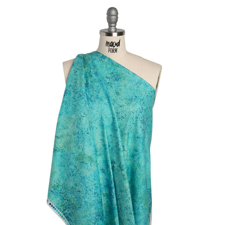 Stonehenge Quilting Cotton by Northcott - Peacock Slate Abstract - Gradations II Collection