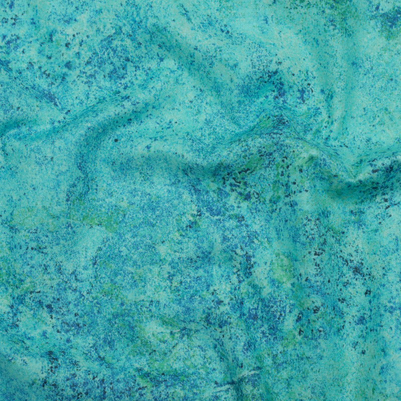 Stonehenge Quilting Cotton by Northcott - Peacock Slate Abstract - Gradations II Collection