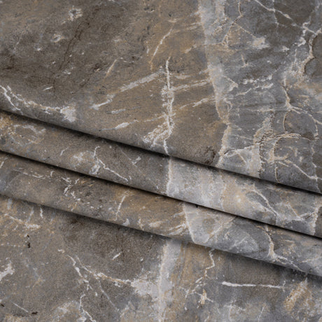 Stonehenge Quilting Cotton by Northcott - Warm Gray Marble 6 Stone Crackle - Surfaces Collection
