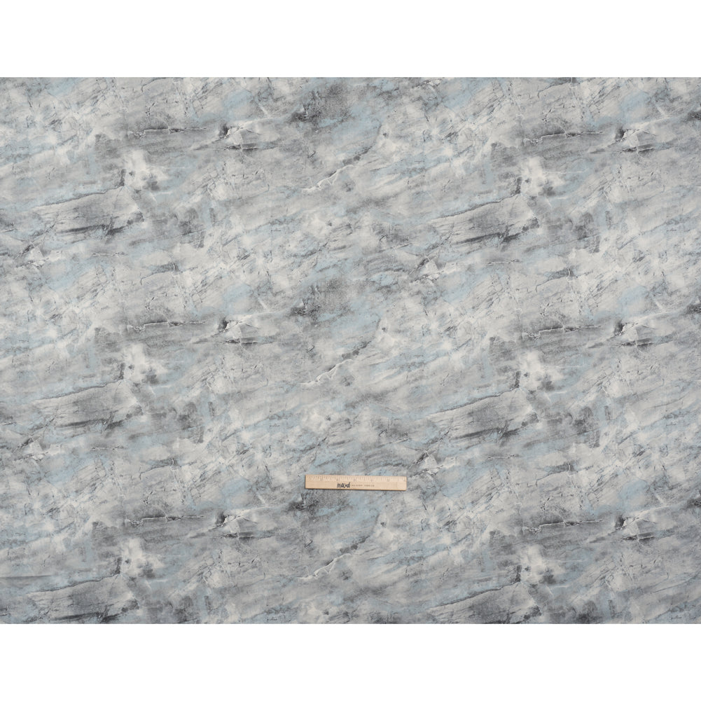 Stonehenge Quilting Cotton by Northcott - Cool Gray Marble 7 Stone Scratch - Surfaces Collection