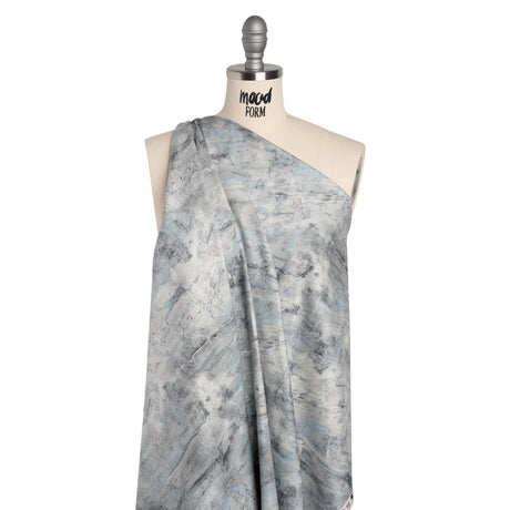 Stonehenge Quilting Cotton by Northcott - Cool Gray Marble 7 Stone Scratch - Surfaces Collection