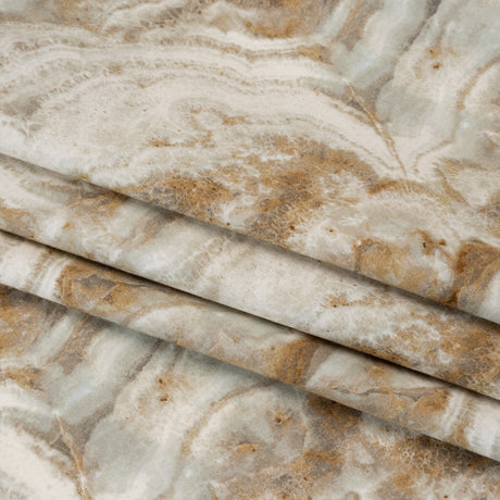 Stonehenge Quilting Cotton by Northcott - Cream Marble 8 Swirling Stone - Surfaces Collection