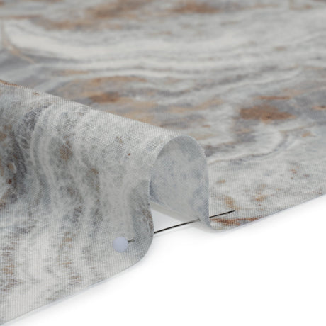 Stonehenge Quilting Cotton by Northcott - Warm Gray Marble 8 Swirling Stone - Surfaces Collection