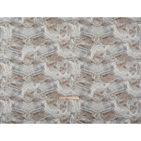 Stonehenge Quilting Cotton by Northcott - Warm Gray Marble 8 Swirling Stone - Surfaces Collection