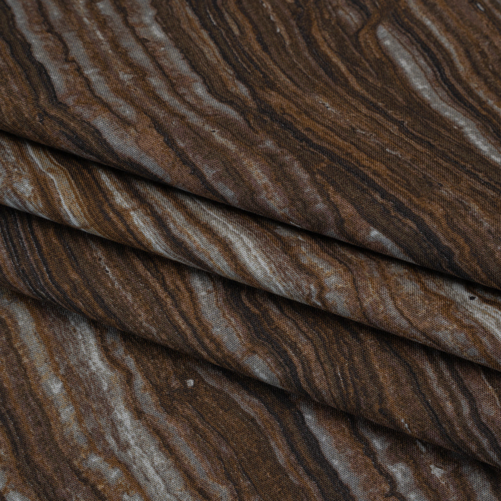 Stonehenge Quilting Cotton by Northcott - Brown Marble 11 Stone Layers - Surfaces Collection