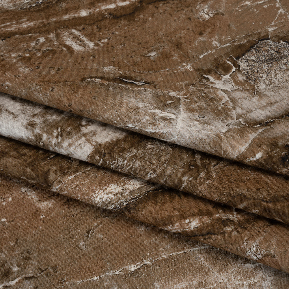 Stonehenge Quilting Cotton by Northcott - Brown Marble 12 Earth Textures - Surfaces Collection