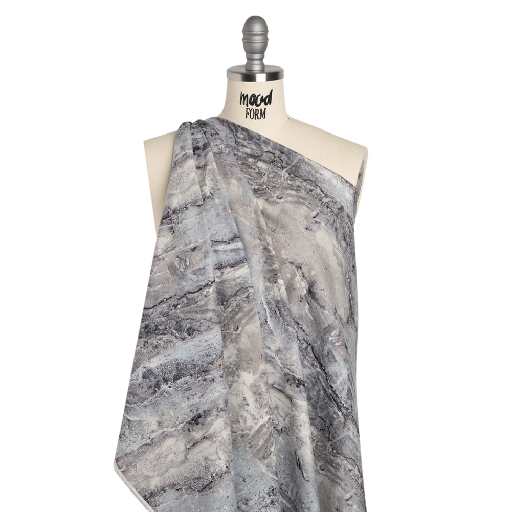 Stonehenge Quilting Cotton by Northcott - Cool Gray Marble 12 Earth Textures - Surfaces Collection