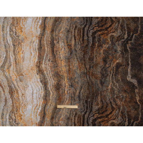 Stonehenge Quilting Cotton by Northcott - Iron Ore Swirling Lines Gradient - Ombre II Collection