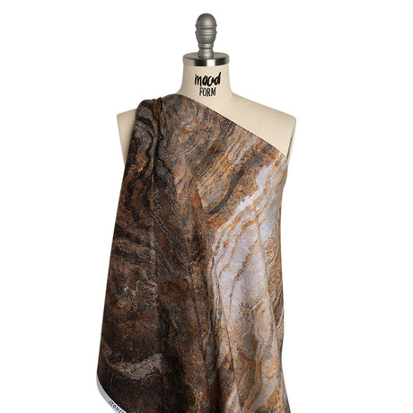 Stonehenge Quilting Cotton by Northcott - Iron Ore Swirling Lines Gradient - Ombre II Collection