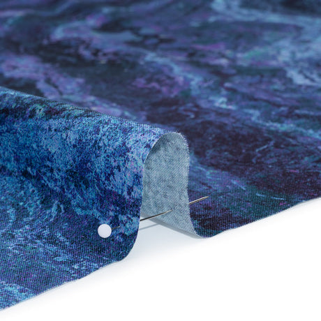 Stonehenge Quilting Cotton by Northcott - Twilight Swirling Lines Gradient - Ombre II Collection