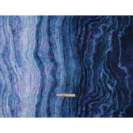 Stonehenge Quilting Cotton by Northcott - Twilight Swirling Lines Gradient - Ombre II Collection