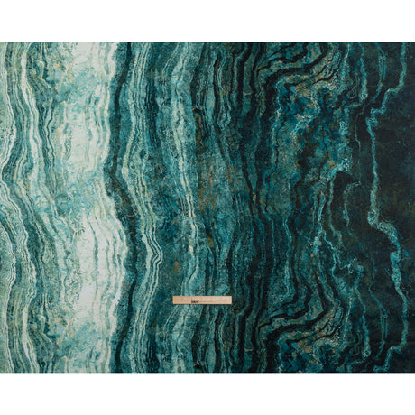 Stonehenge Quilting Cotton by Northcott - Blue Planet Swirling Lines Gradient - Ombre II Collection