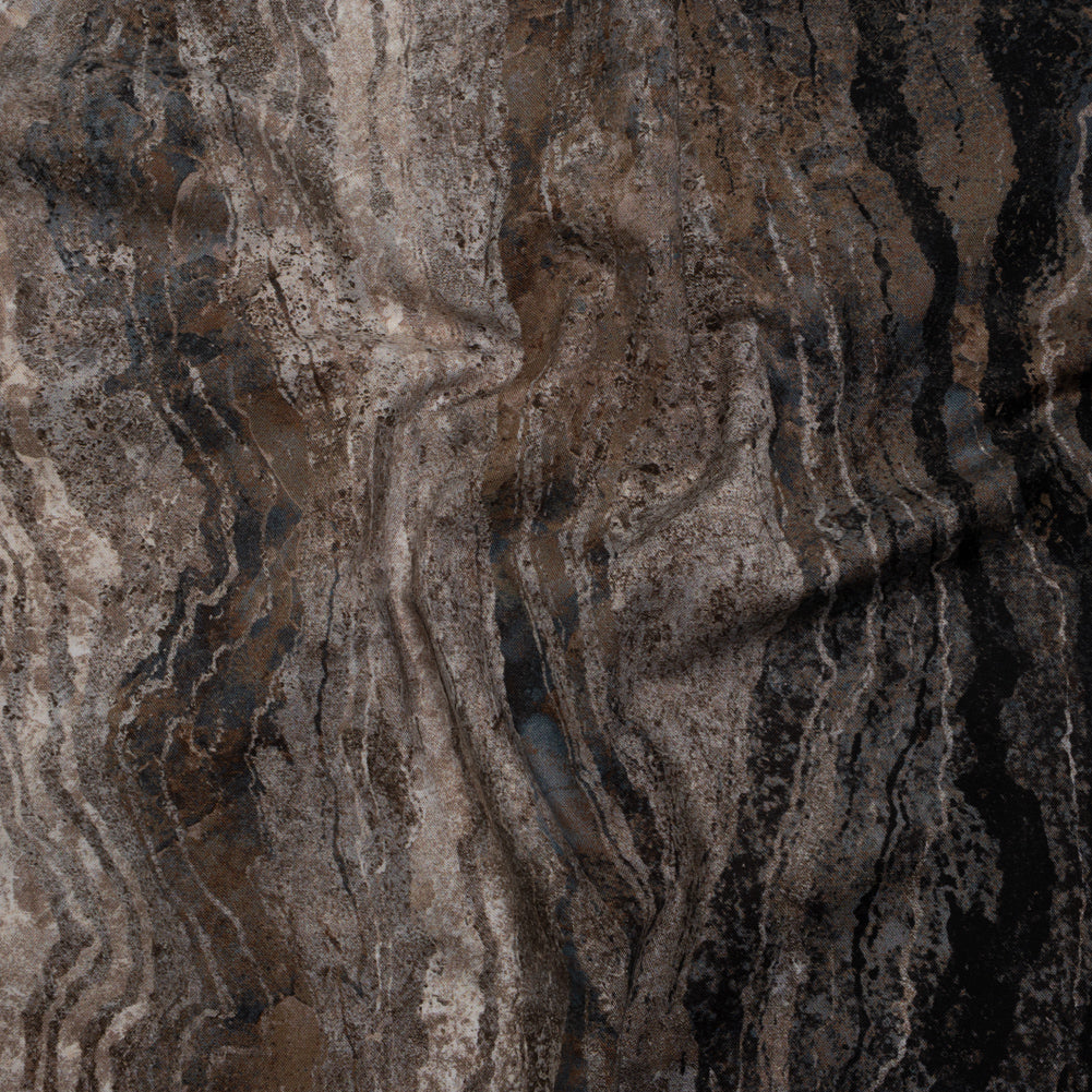 Stonehenge Quilting Cotton by Northcott - Slate Swirling Lines Gradient - Ombre II Collection