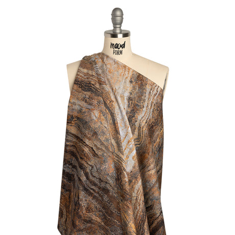 Stonehenge Wide Backing Quilting Cotton by Northcott - Iron Ore Swirling Lines Gradient, 108" Width - Ombre Wide Backing II Collection