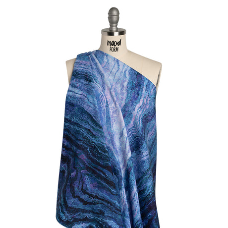 Stonehenge Wide Backing Quilting Cotton by Northcott - Twilight Swirling Lines Gradient, 108" Width - Ombre Wide Backing II Collection